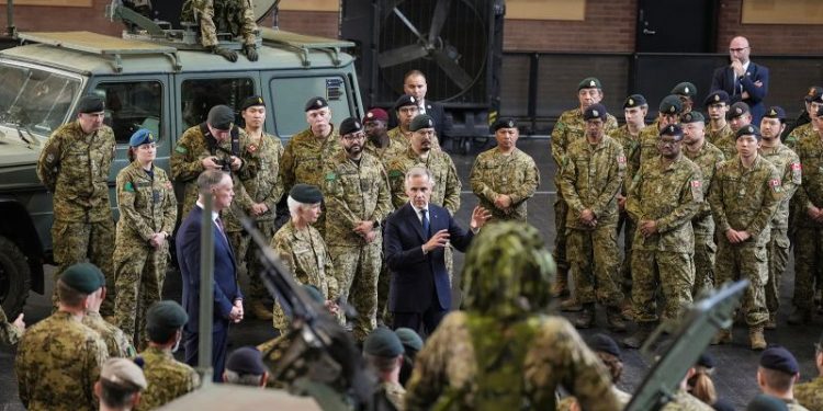 Canada plans to hit NATO spending target early and reduce reliance on US defense, Carney says