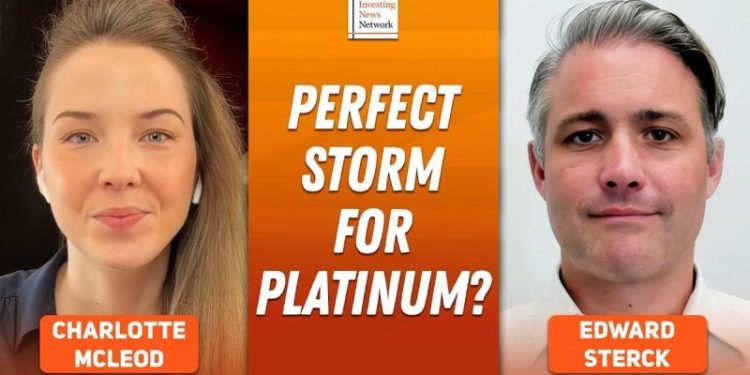Edward Sterck: Platinum Price on the Move, Perfect Storm Coming?